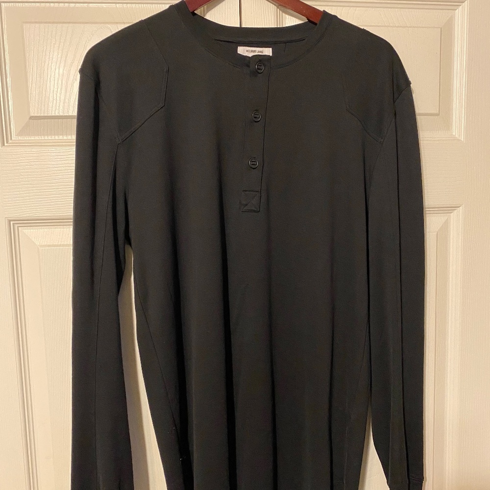 helmut lang long sleeve henley